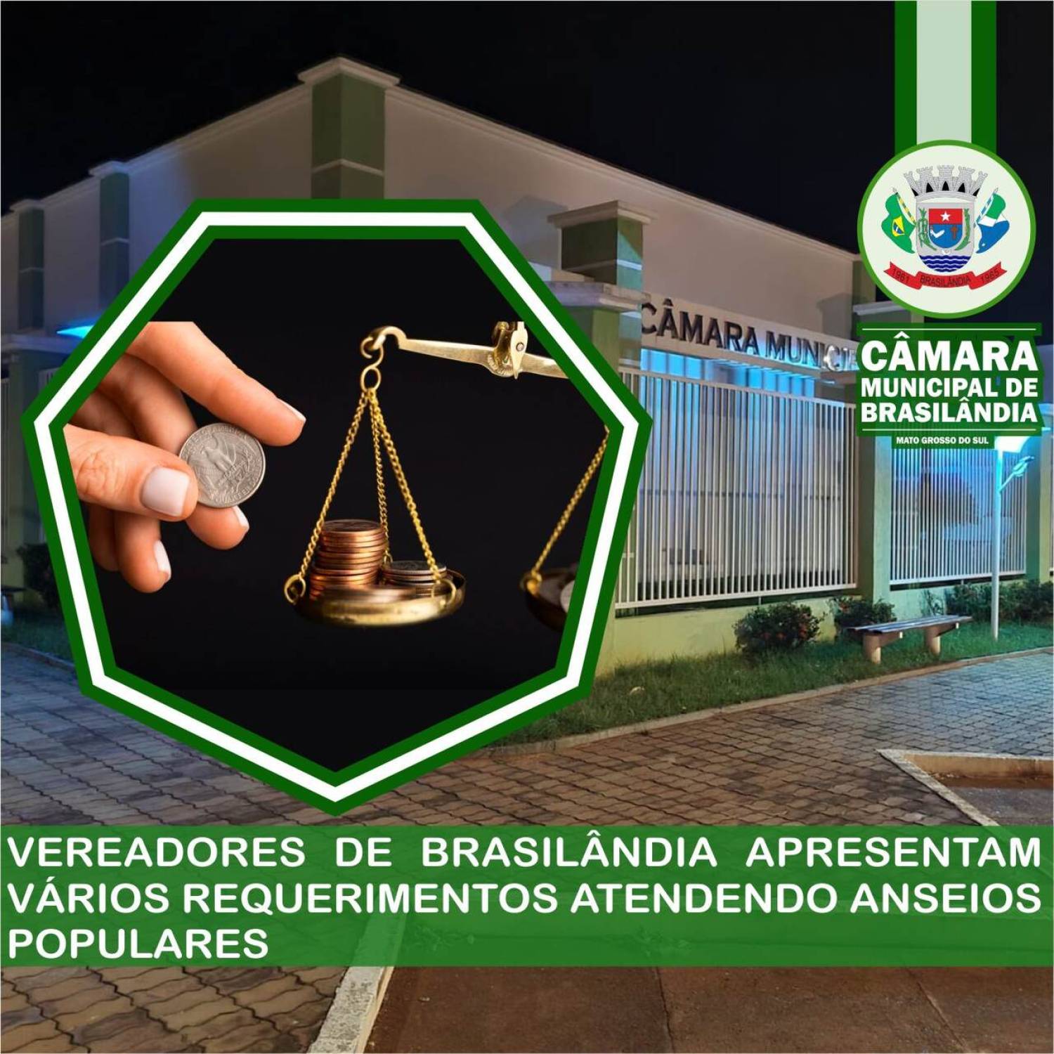 VEREADORES DE BRASILÂNDIA APRESENTAM VÁRIOS REQUERIMENTOS ATENDENDO ANSEIOS POPULARES